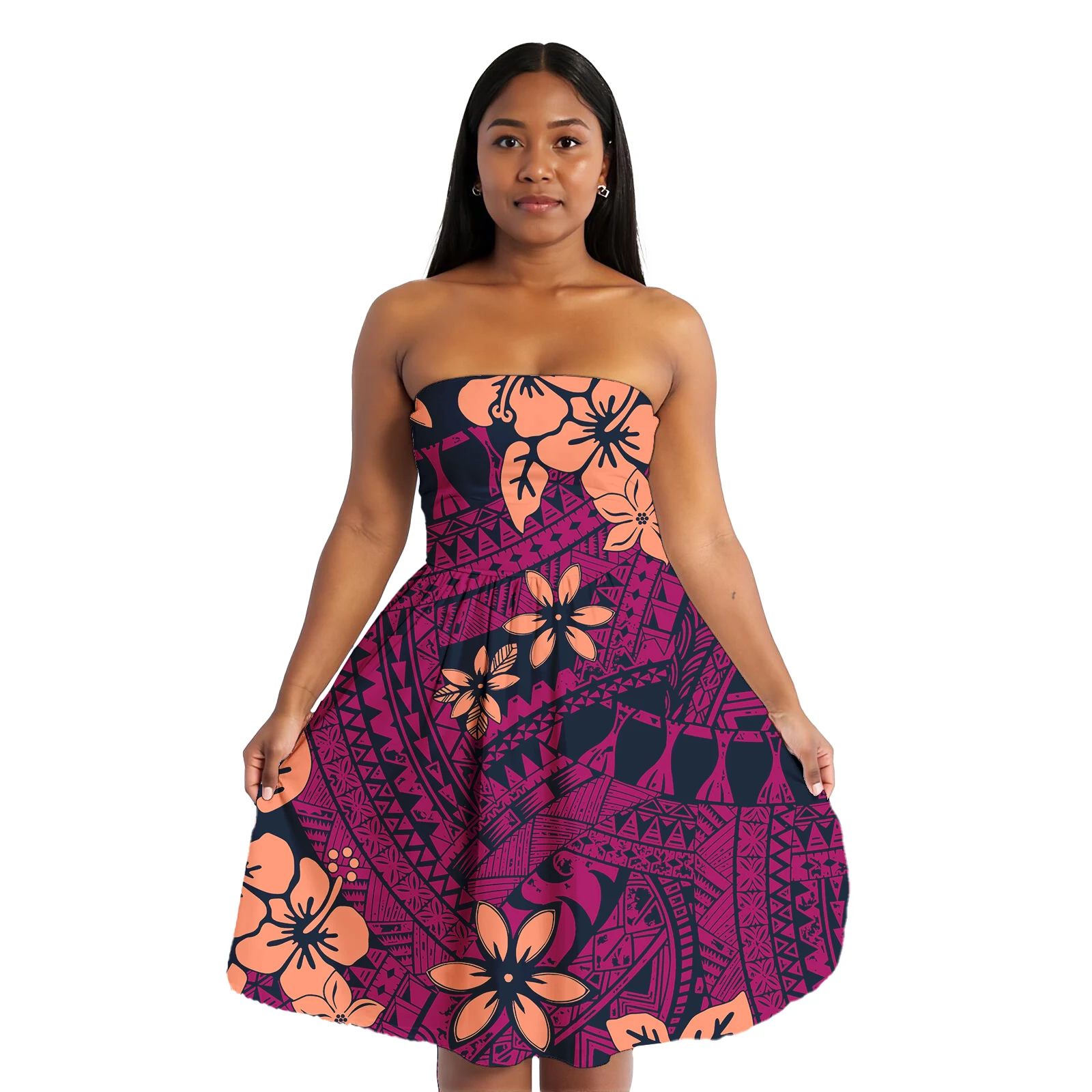 Сексуальные женские платья в стиле самоан - Фотография_3