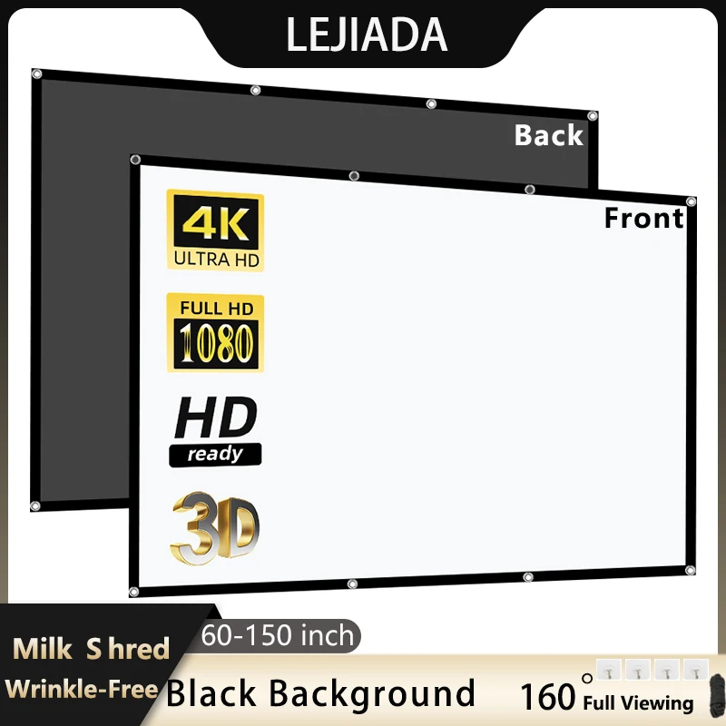 Экран проектора lejiada 60-150 дюймов