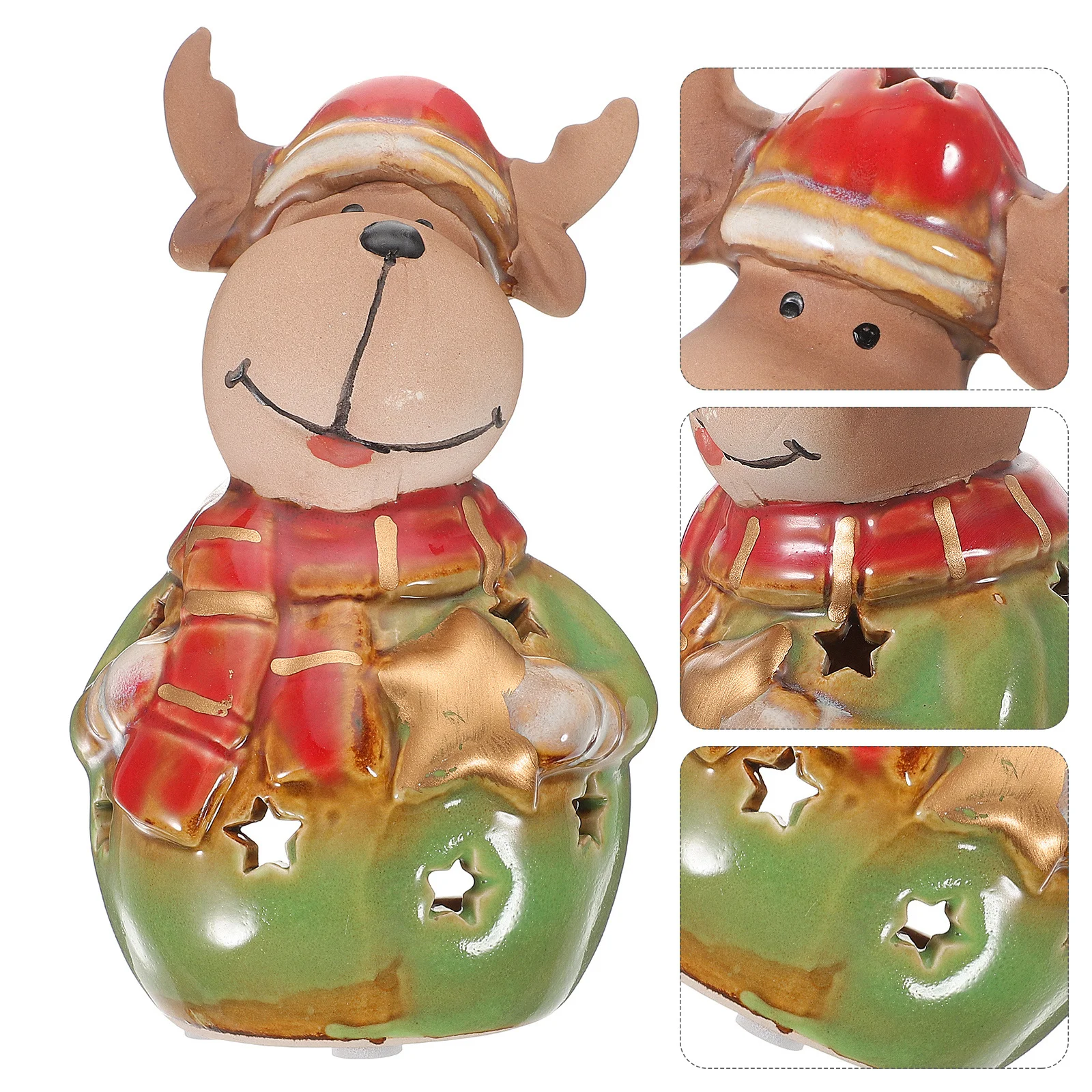 Абажур для лампы в виде снеговика - Фотография_2