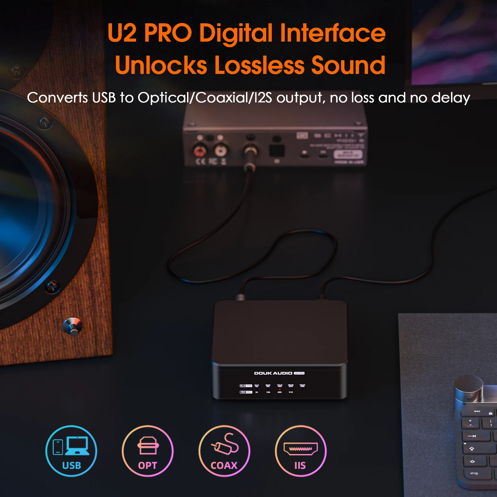 Douk audio u2 pro xmos xu316 usb - Фотография_2