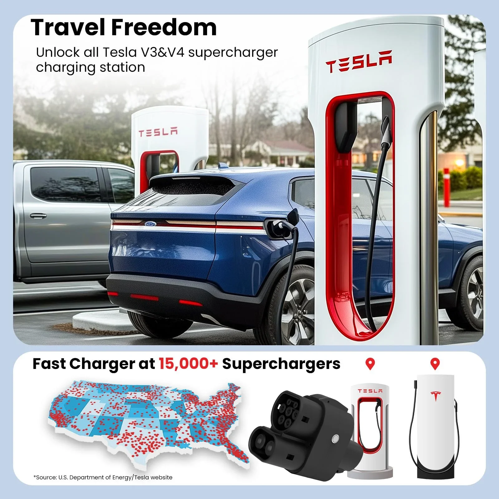 Wufen te sla зарядная станция supercharger - Фотография_6