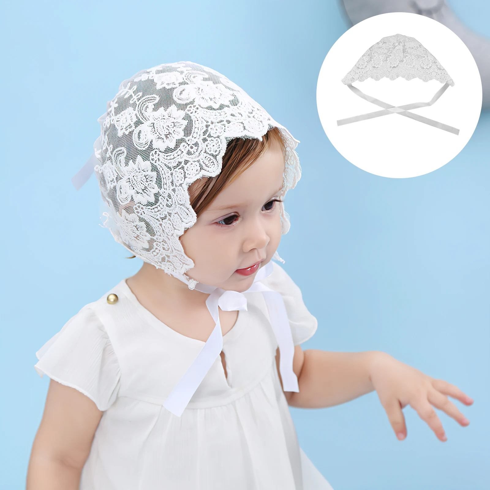 Кружевная кепка, хлопковая весенне-летняя - Фотография_3