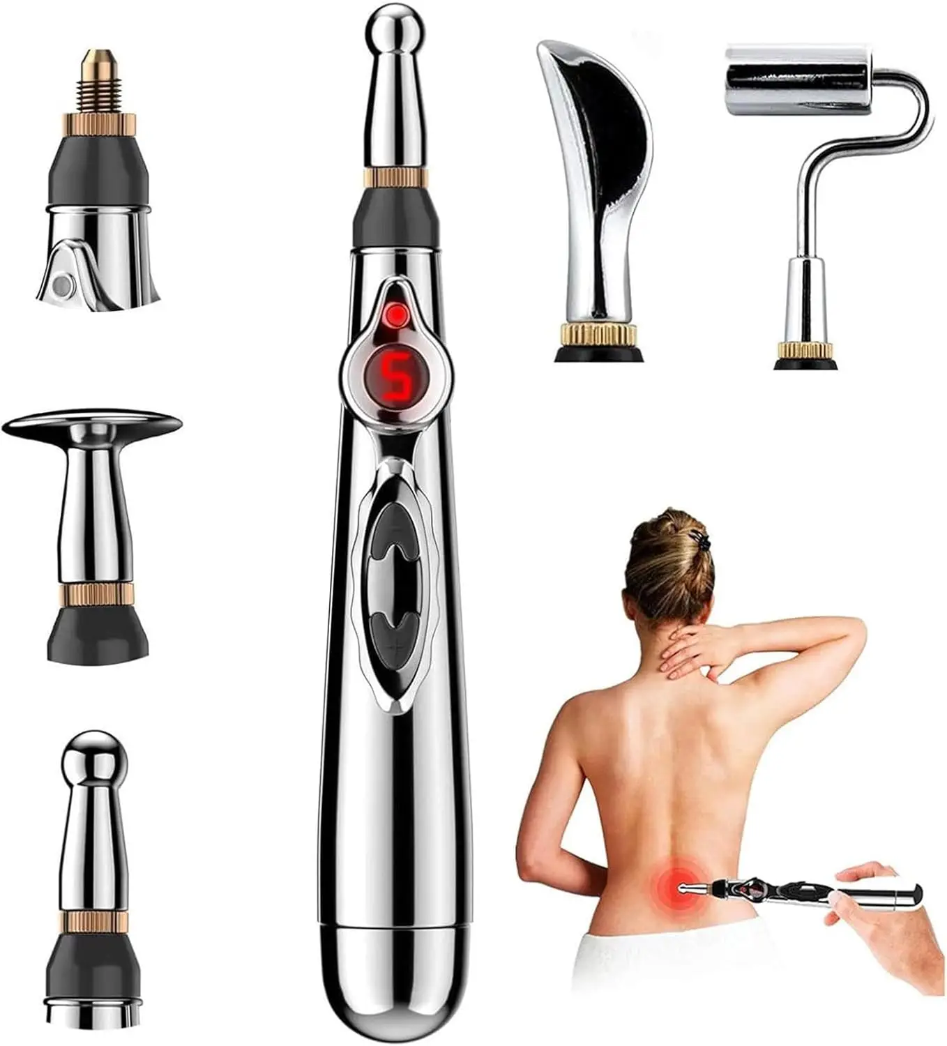 3-в-1 массажная ручка для акупунктуры