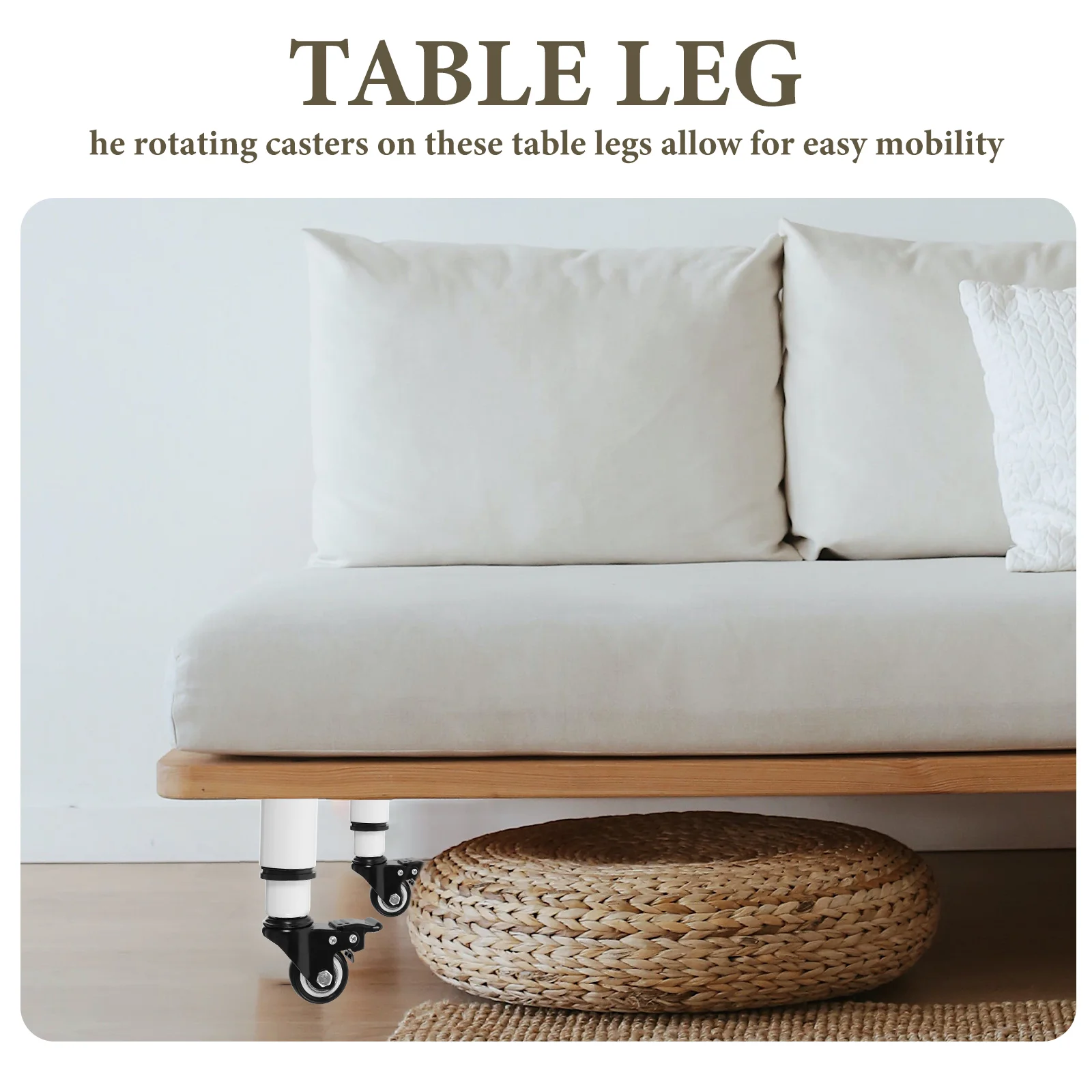 Регулируемые ножки стола с колесиками - Фотография_5