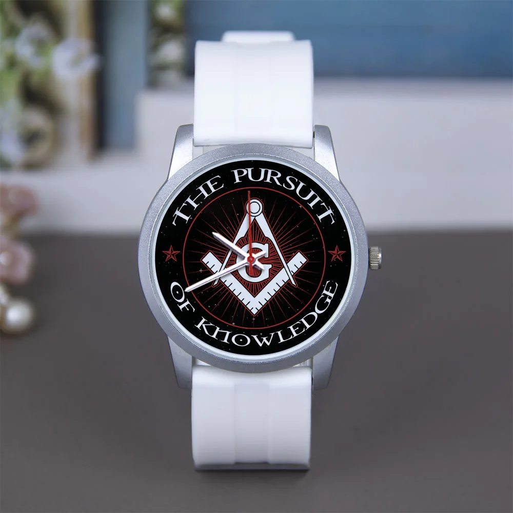 Мм значок масонства с принтом логотипа