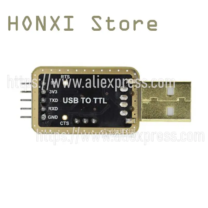 Золотой модуль local tyrants ch340e usb turn ttl - Фотография_3