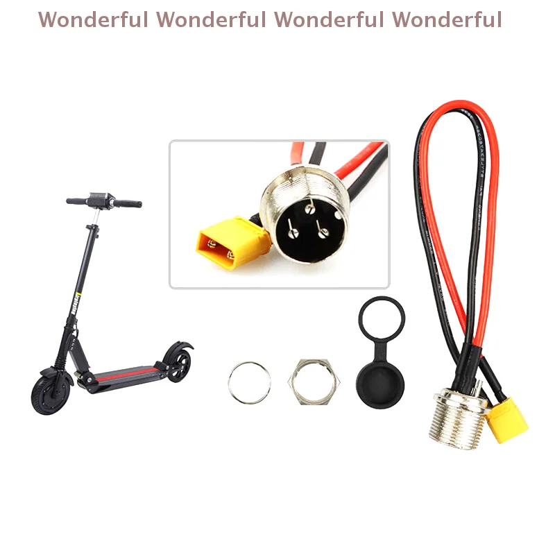 Универсальный 3-контактный разъем xt-60 для электрического скутера m4 pro - Фотография_4