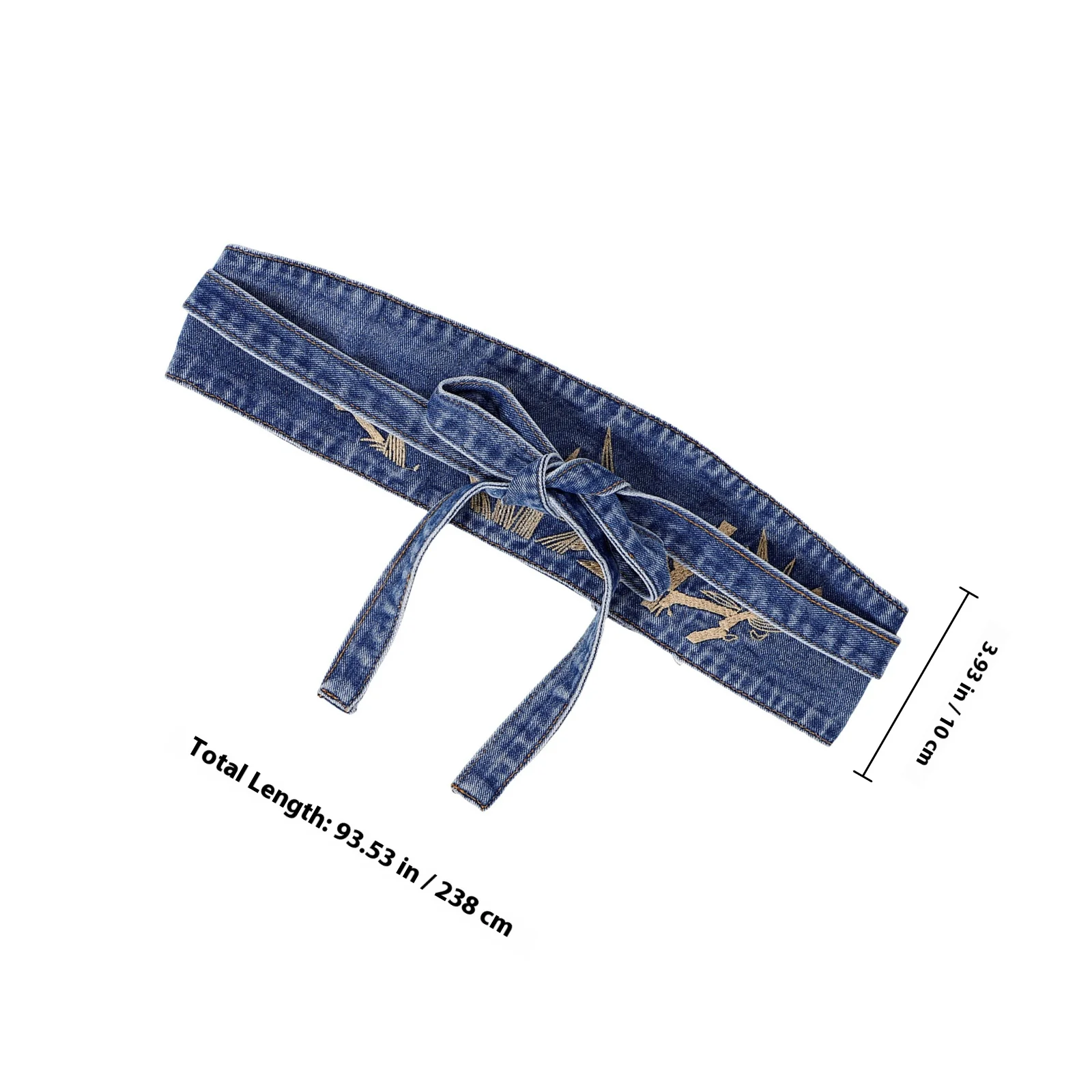 Винтажный джинсовый пояс - Фотография_5