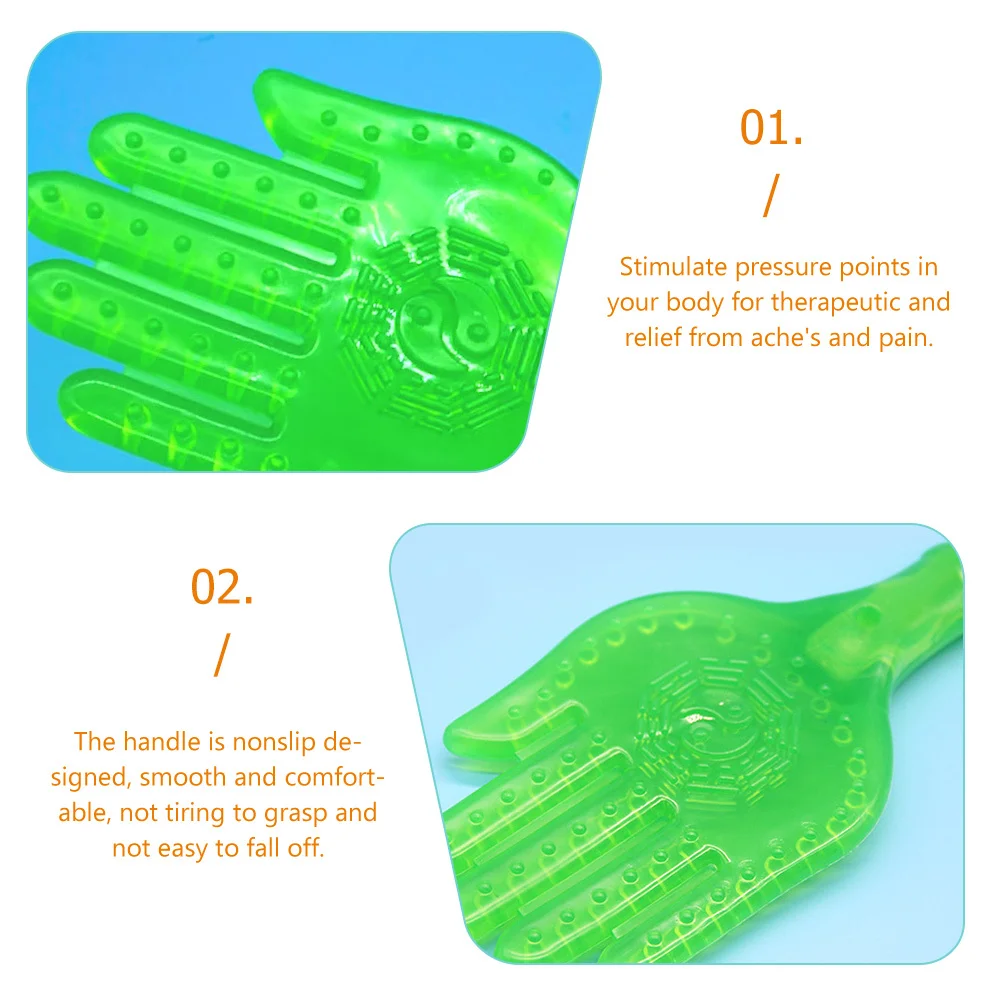 Силиконовая массажная палочка для акупунктурных точек тела - Фотография_5