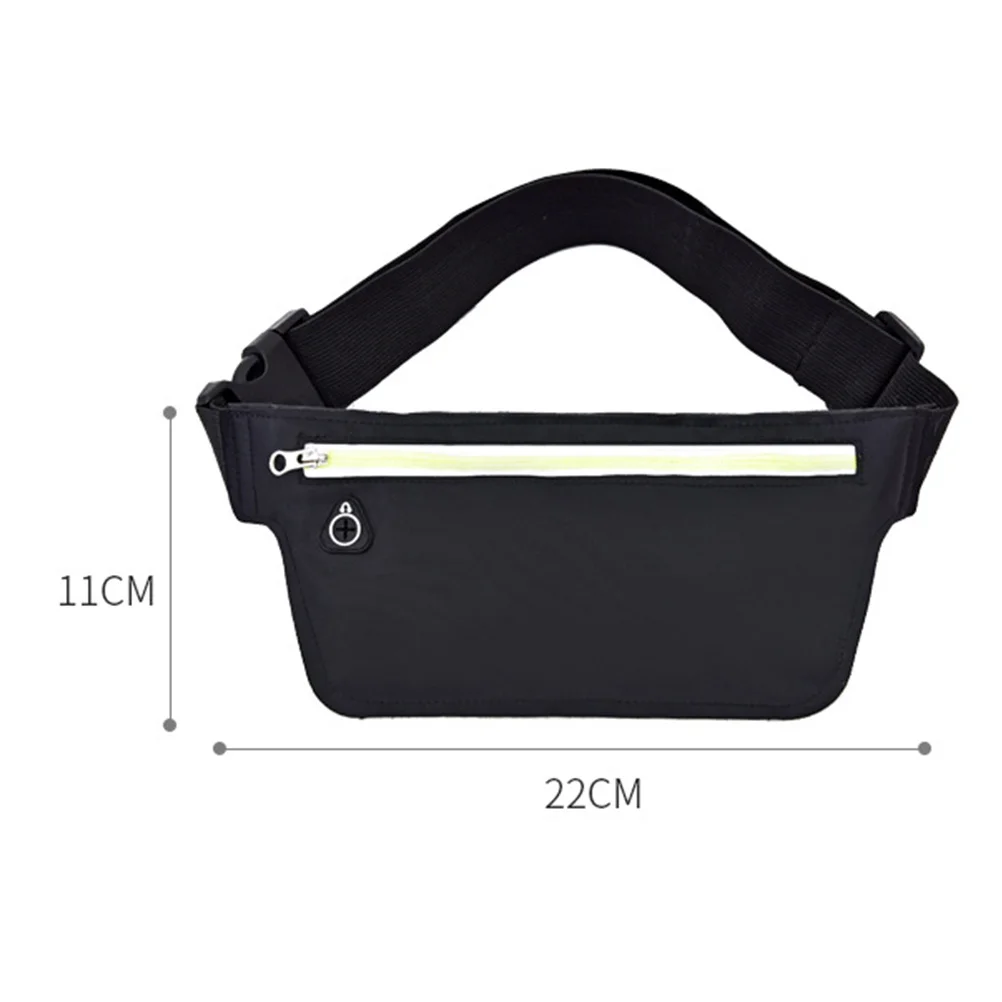 Черная водонепроницаемая спортивная поясная сумка - Фотография_2