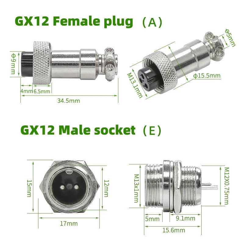 Авиационный разъем gx12 - Фотография_3