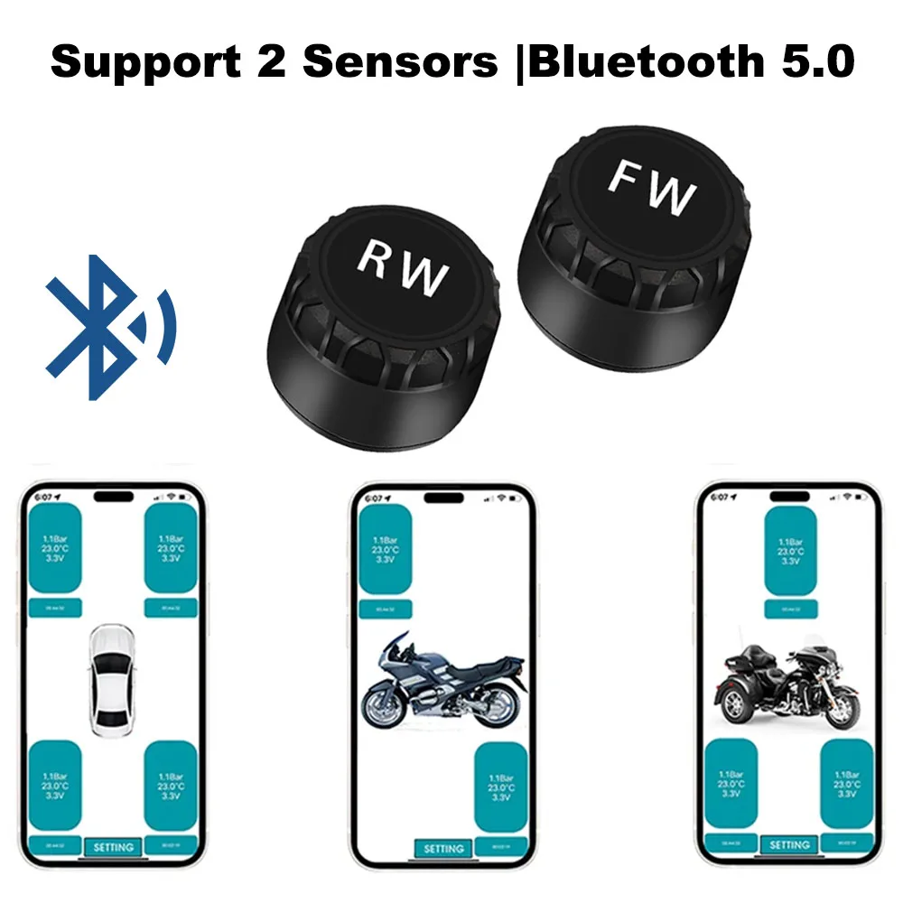 Мотоциклетная tpms bluetooth5