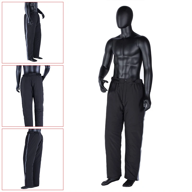 Мужские теплые утепленные флисовые брюки - Фотография_6