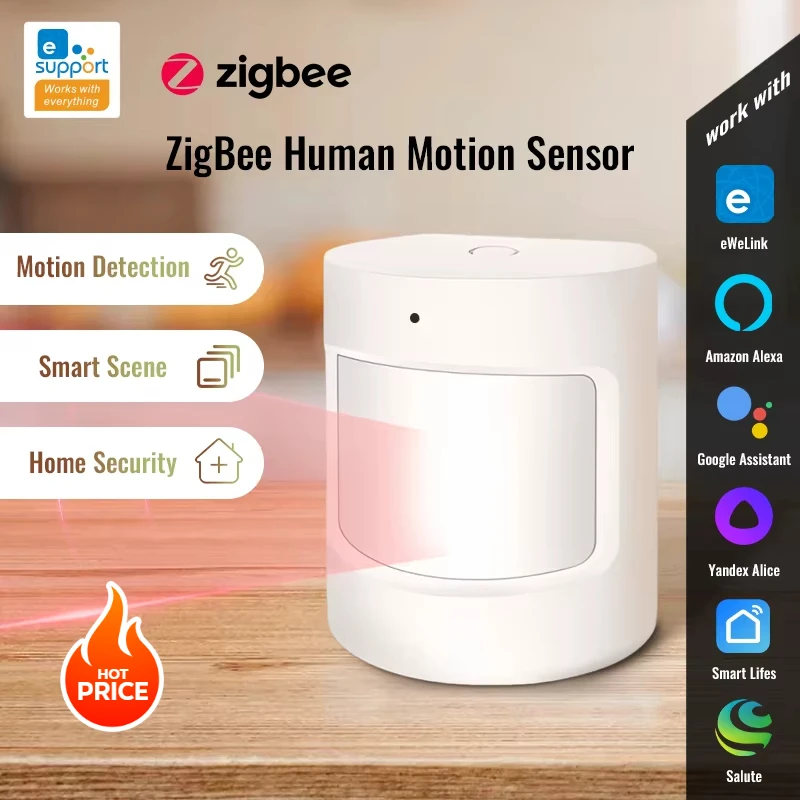 Zigbee 3,0 pir датчик движения