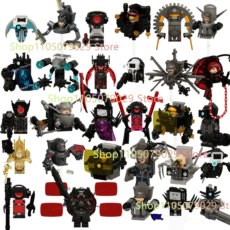 Kdl skibidi, фигурки туалетного человека