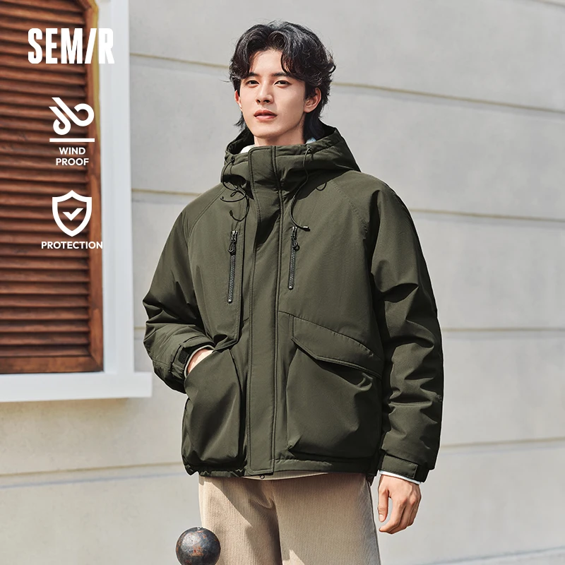 Мужская куртка semir на хлопковой подкладке