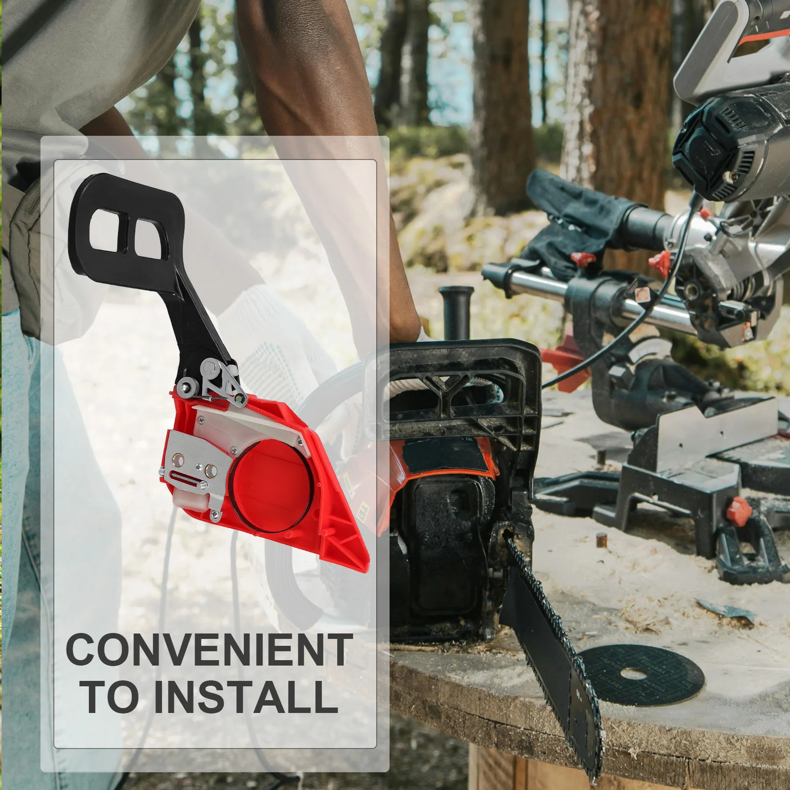 Ручка тормоза цепи бензопилы в сборе - Фотография_6