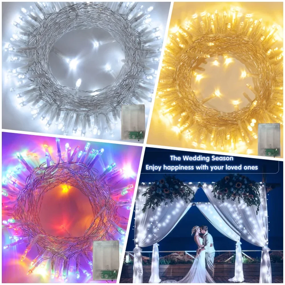 80led fairy light string светодиодные