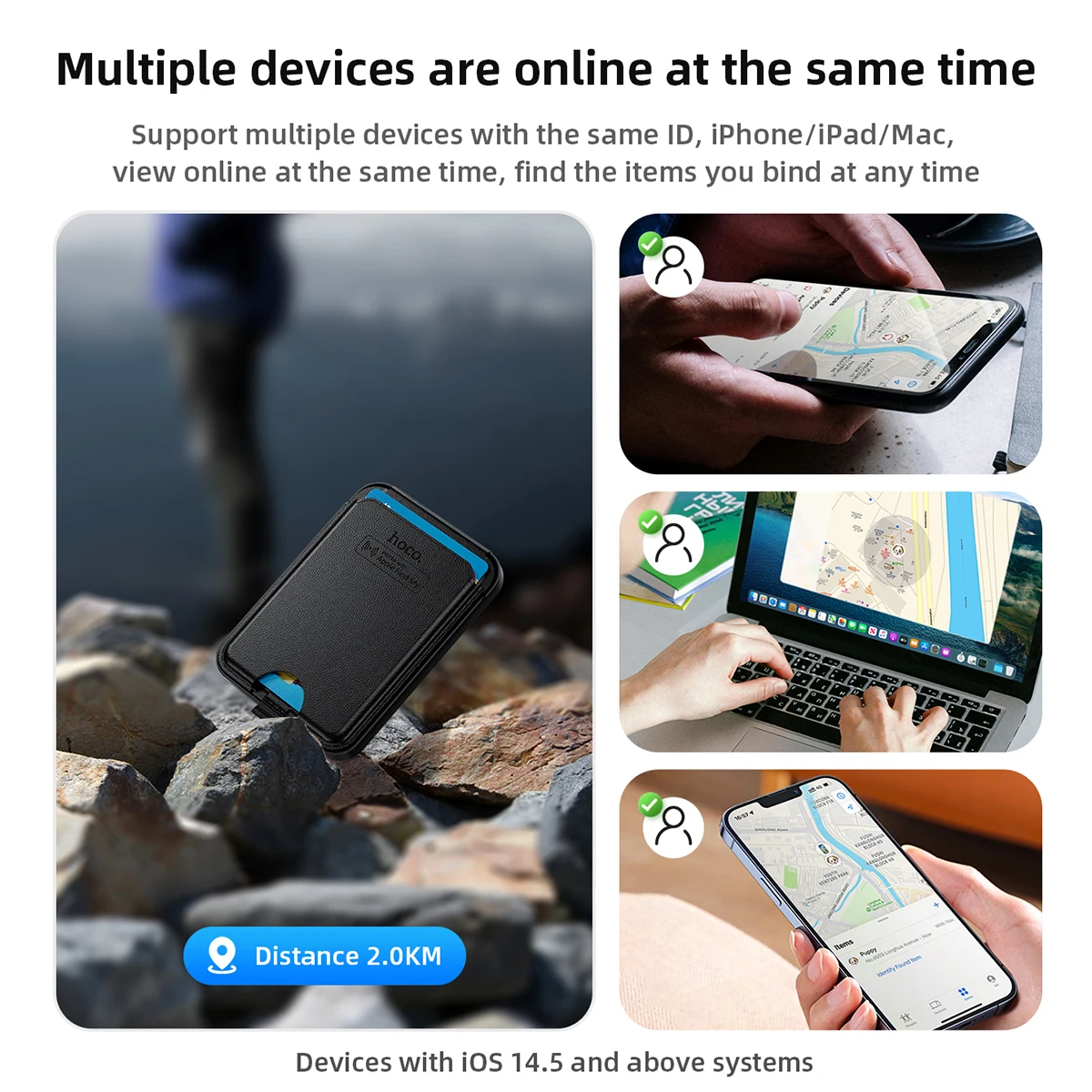 Hoco e91i магнитный держатель идентификационной - Фотография_6