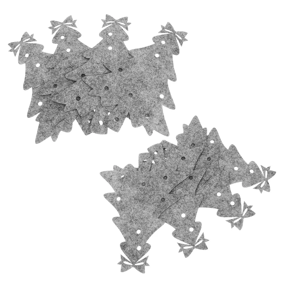 Набор сумок для столовых приборов в виде рождественской елки - Фотография_2