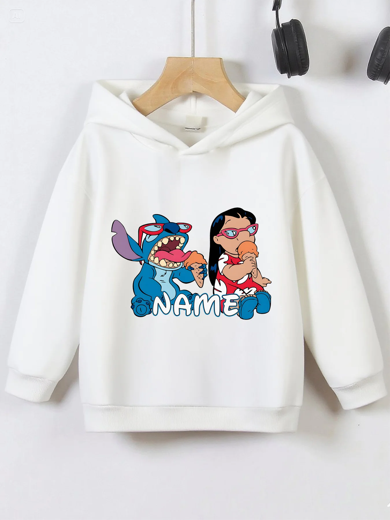 Толстовка с капюшоном miniso stitch - Фотография_4