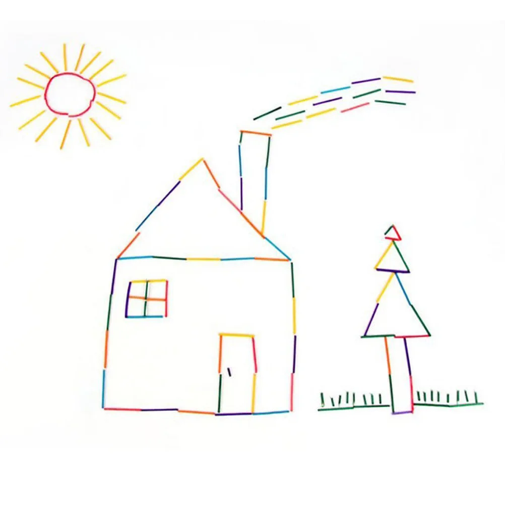 Яркие разноцветные деревянные палочки - Фотография_4