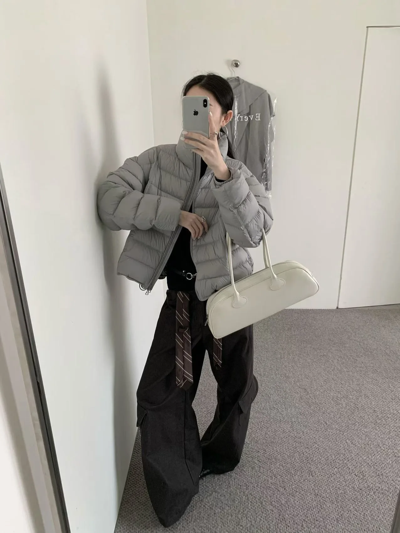 Женский короткий пуховик - новый осенне-зимний стиль - Фотография_6