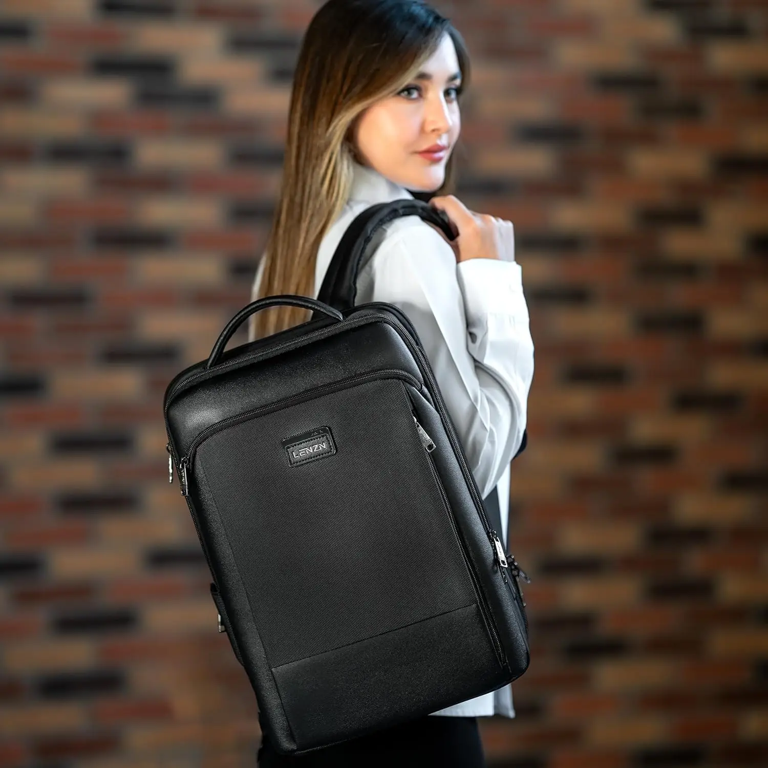 Деловой рюкзак для ноутбука для мужчин и женщин - Фотография_2