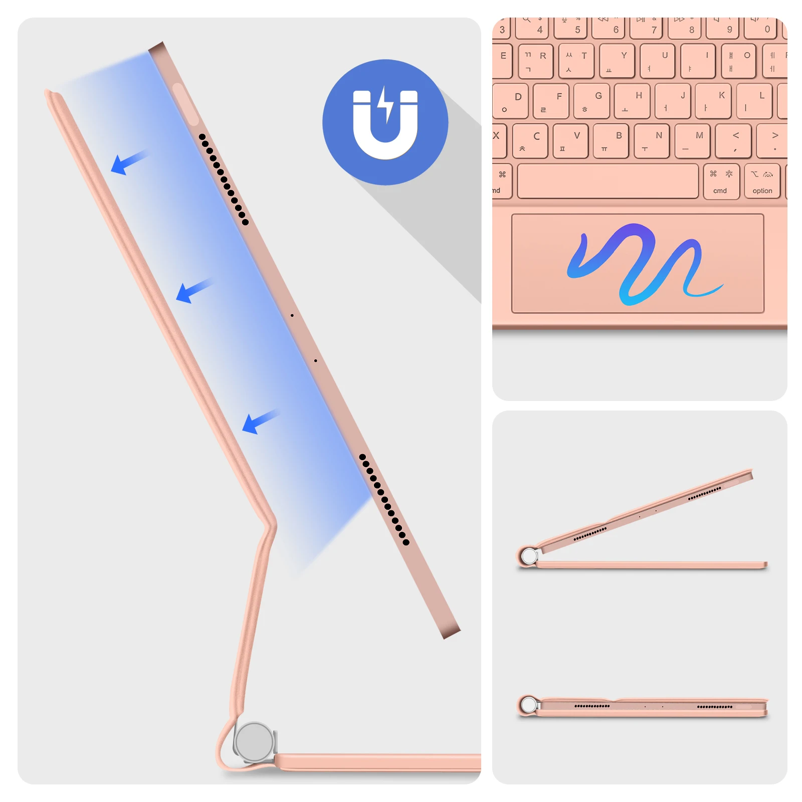 Goojodoq magic keyboard для ipad - Фотография_3