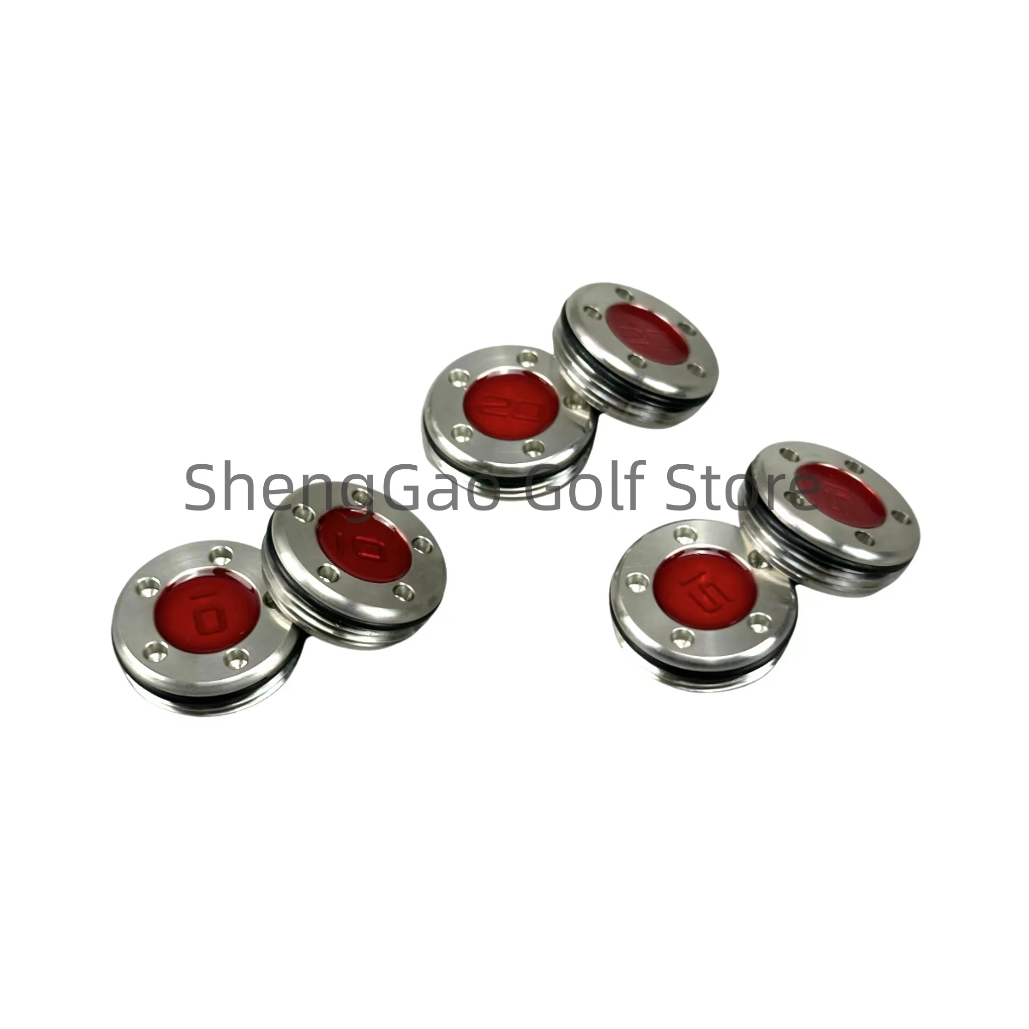 Golf weight custom red putter винты-весы - Фотография_3