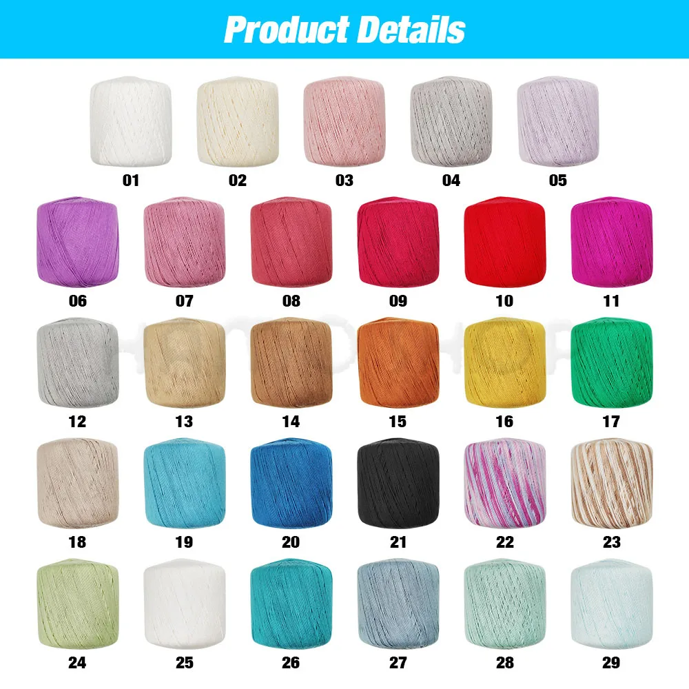 50 г кружевная пряжа - Фотография_3