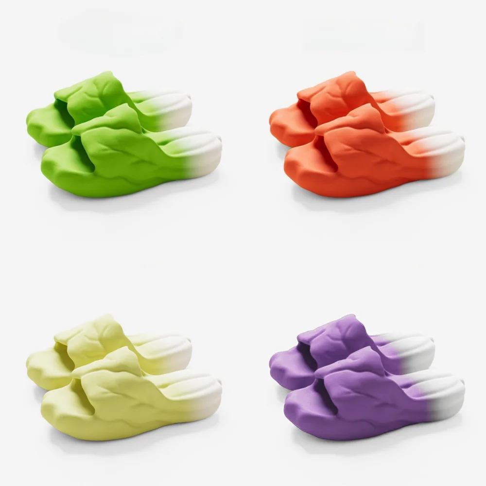 Обувь, креативные тапочки с имитацией капусты - Фотография_5