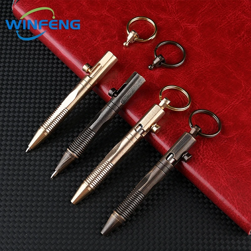 Мини-латунная тактическая ручка - Фотография_4