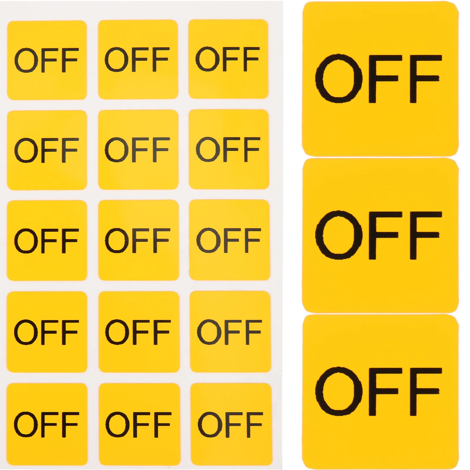 Защитная этикетка для включения и выключения устройства