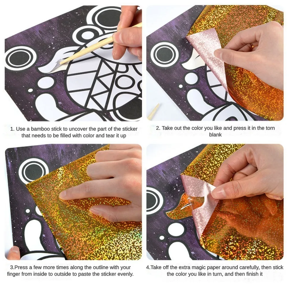 Diy мультфильм волшебная переводная - Фотография_4