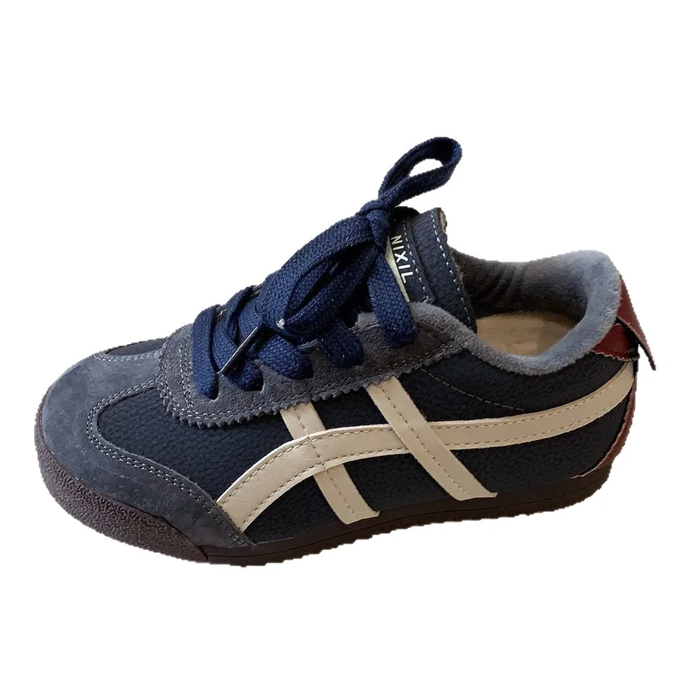 Модная зимняя одноклассная детская обувь по цвету - Фотография_5