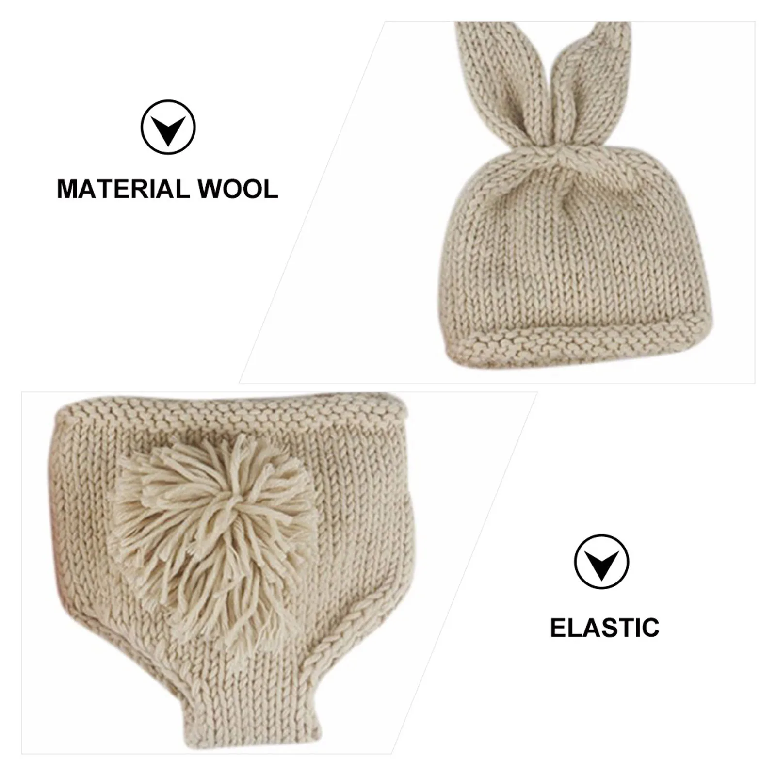 1 комплект, вязаный крючком костюм для новорожденных - Фотография_6