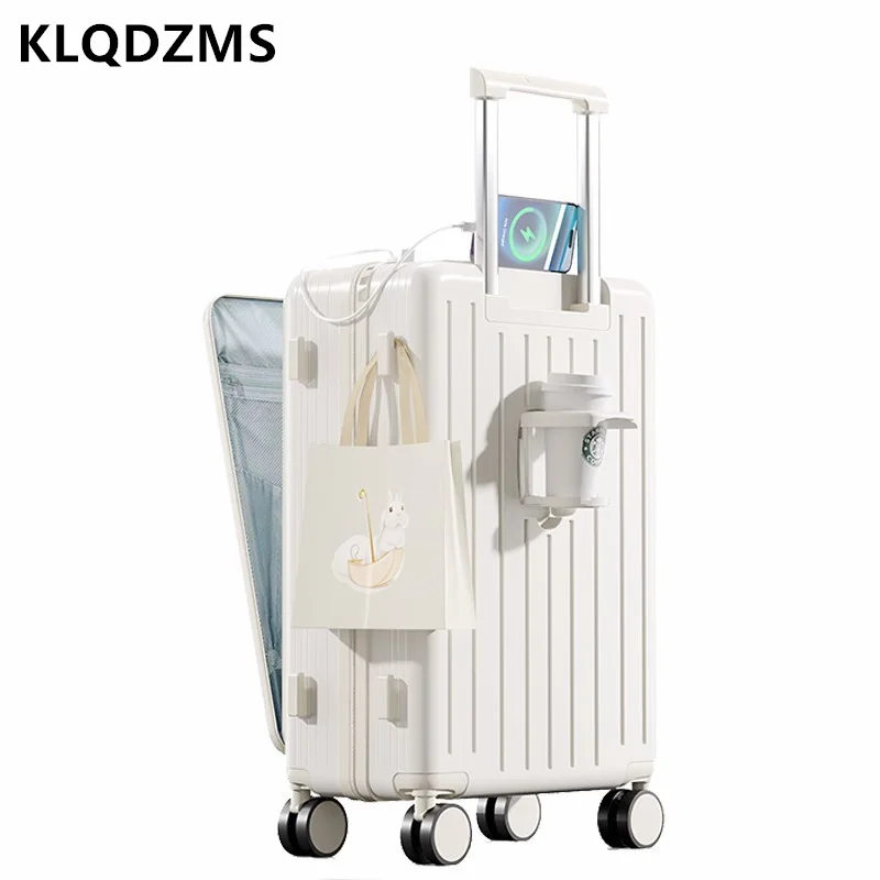 Klqdzms высококачественный чемодан с передним отверстием - Фотография_4