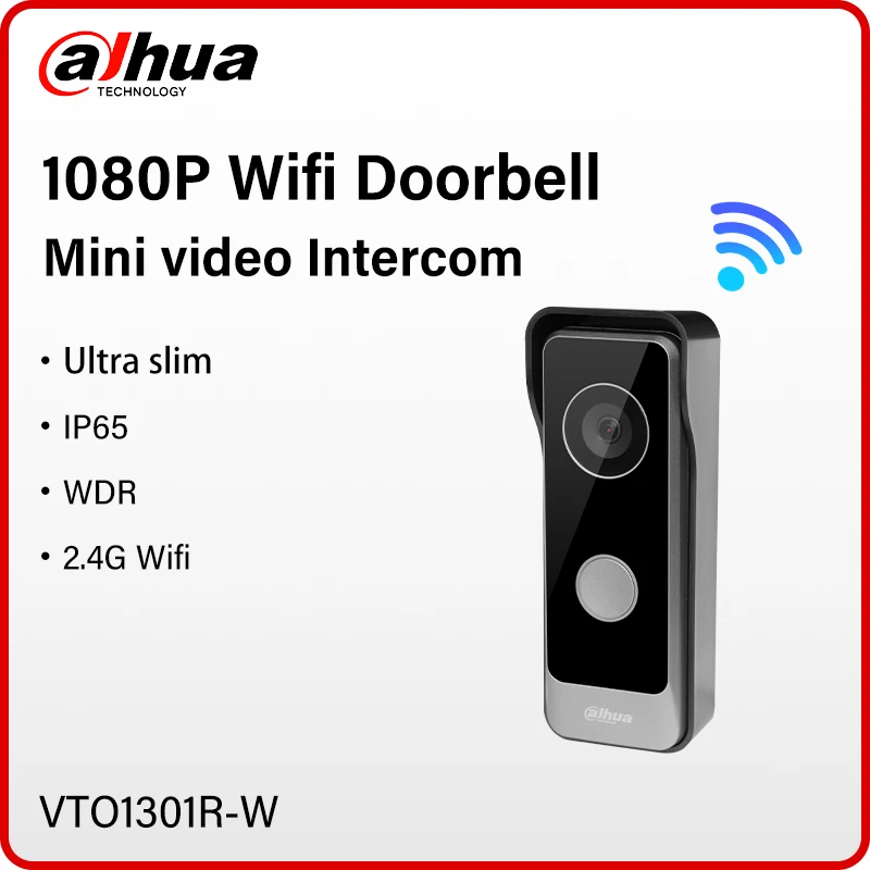 Dahua 2mp wi-fi мини домашний видеодомофон