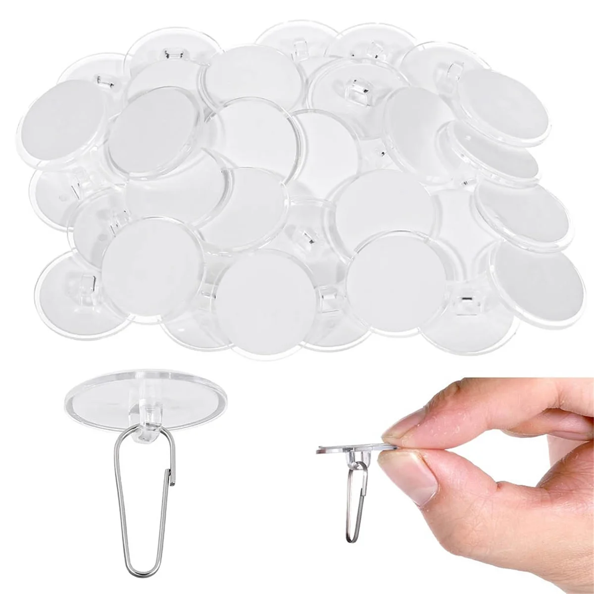 Прозрачные клейкие крючки - Фотография_2