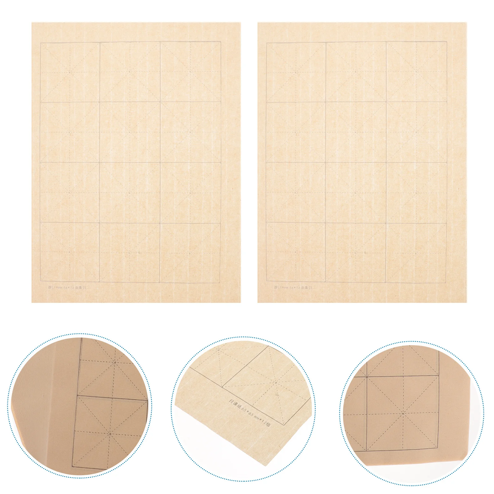 100 листов китайской бумаги для каллиграфии - Фотография_2