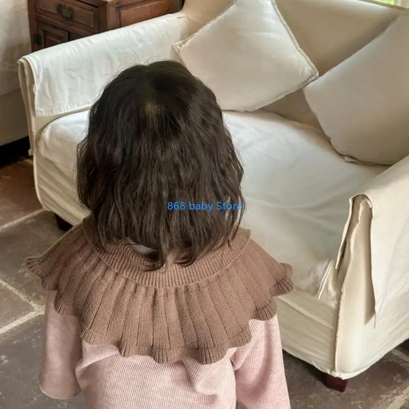 Вязаная шаль для маленьких девочек 29ee - Фотография_4