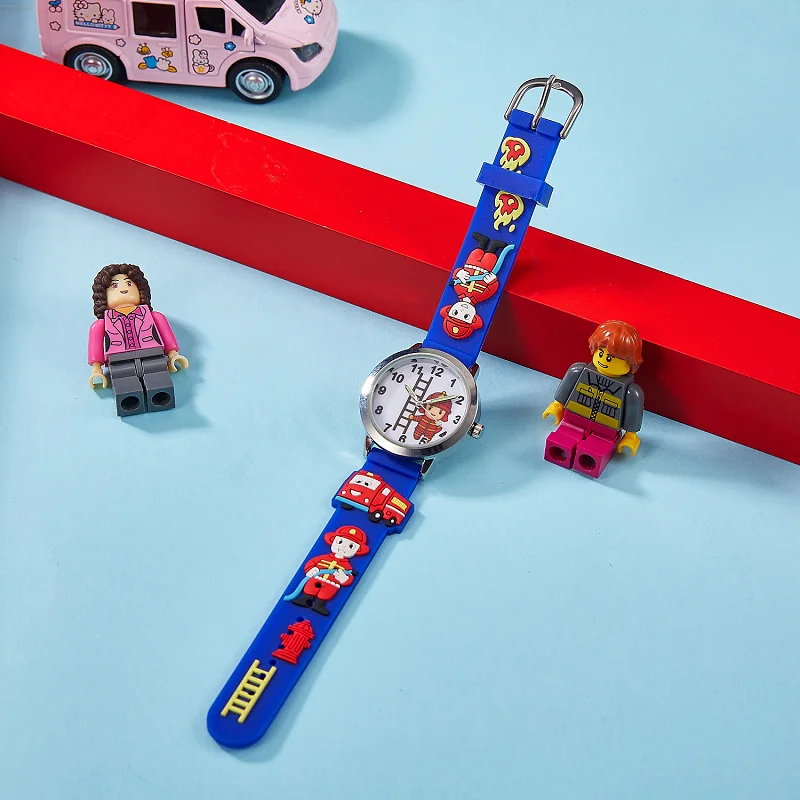 Детские часы с 3d мультяшным пожарным - Фотография_3