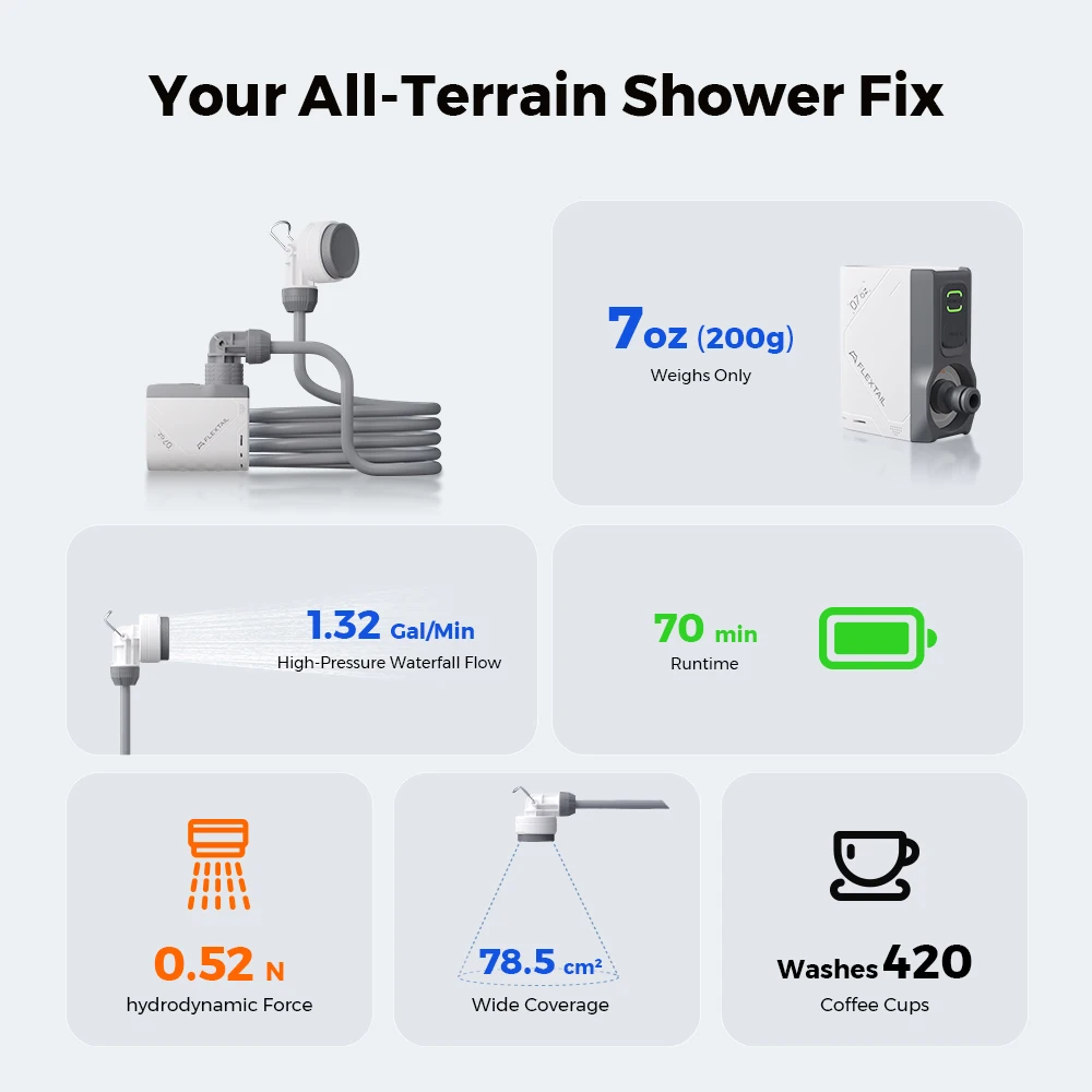 Flextail tiny shower - портативный - Фотография_3