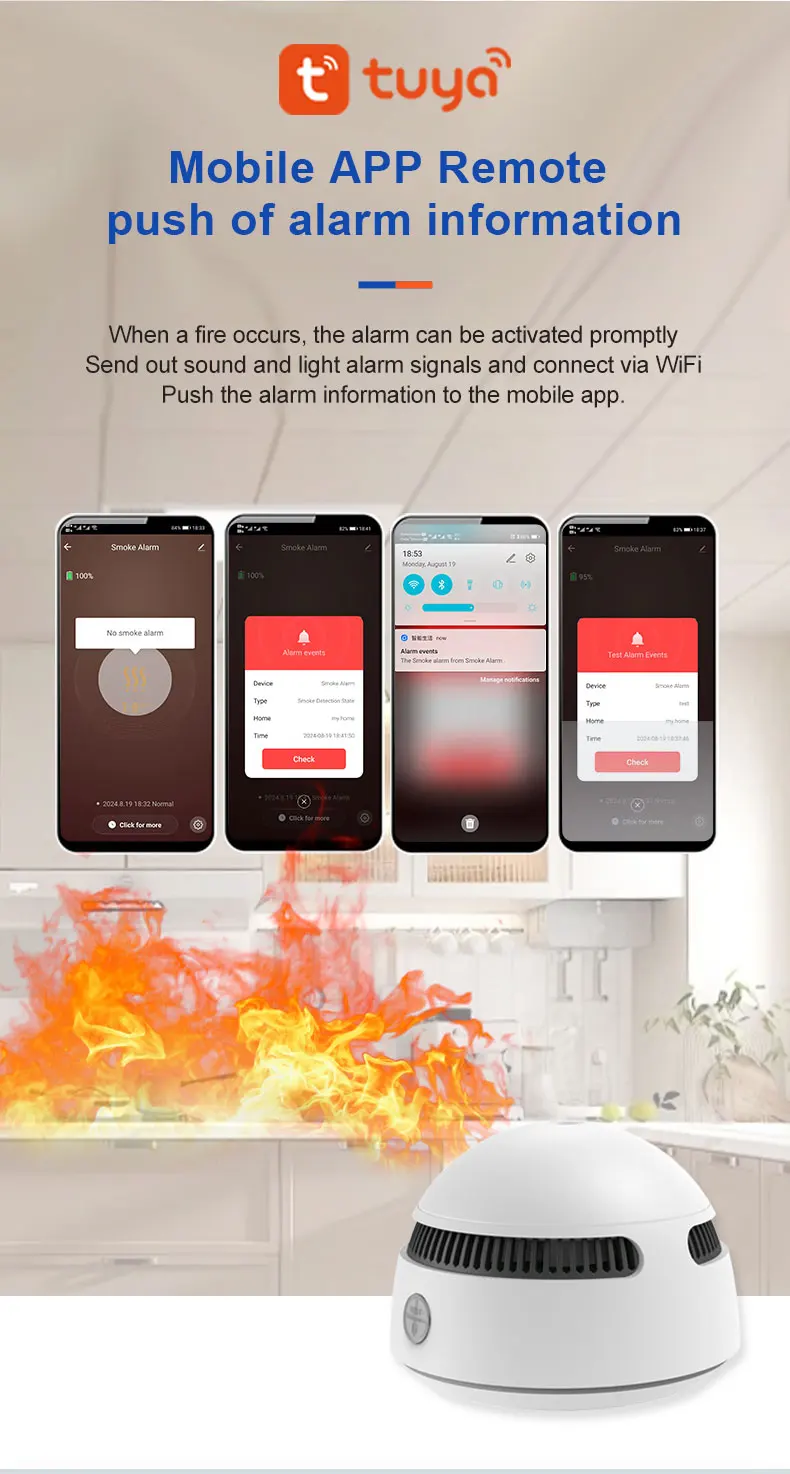 Cpvan tuya wi-fi детектор дыма - Фотография_4
