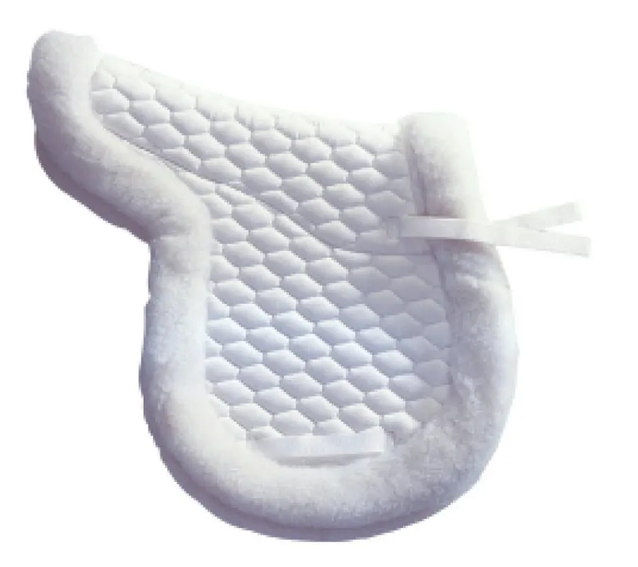 Подушечка для седла для лошади из овечьей шерсти - Фотография_2