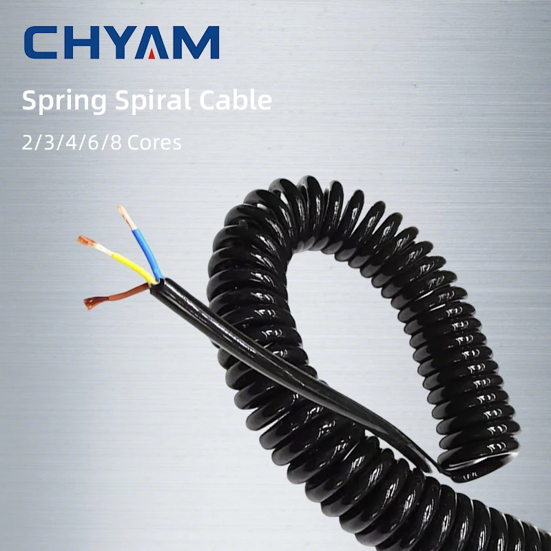 Спиральная пружина для проводов 2/3/4/6/8