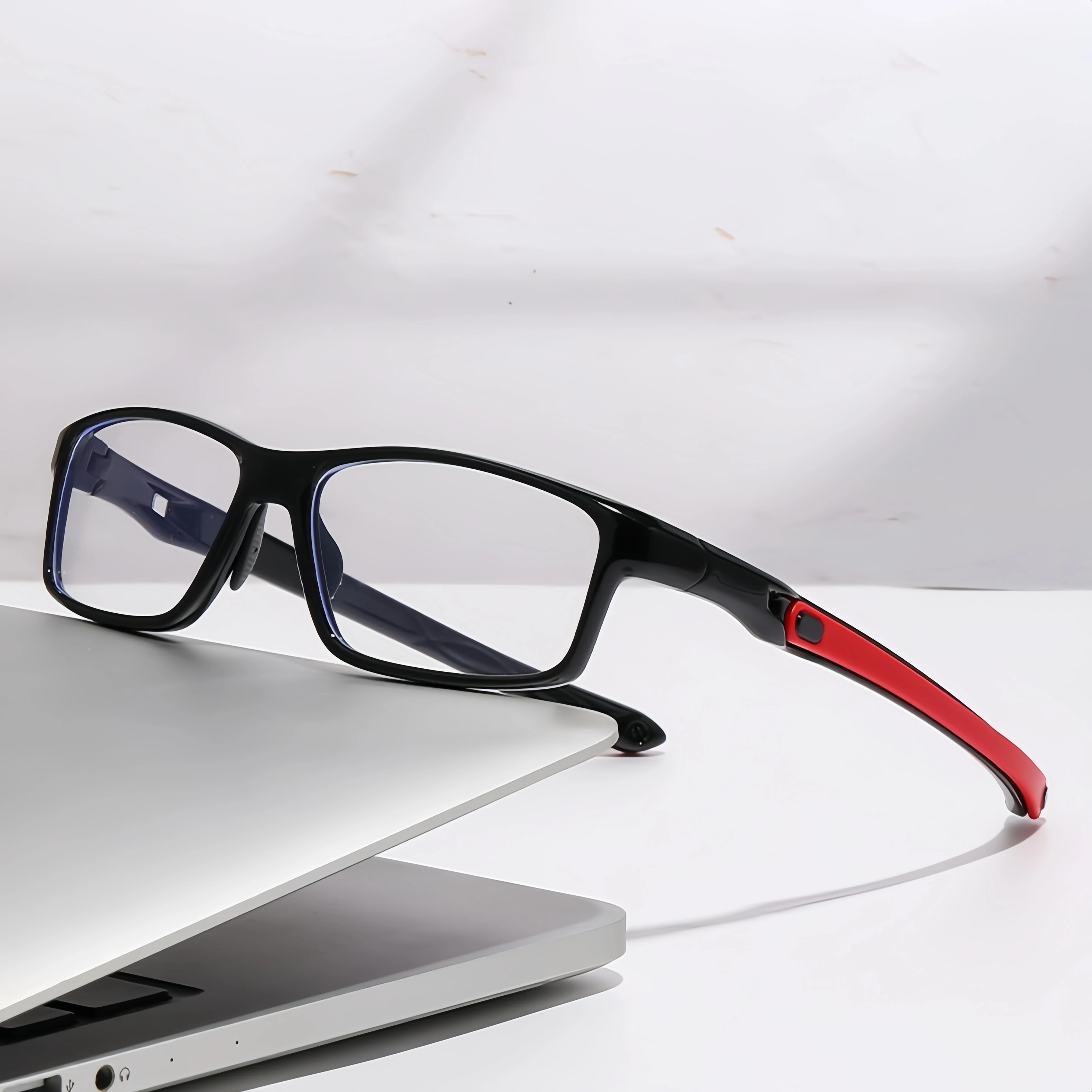 Tr90 модные уличные нескользящие спортивные очки в квадратной оправе