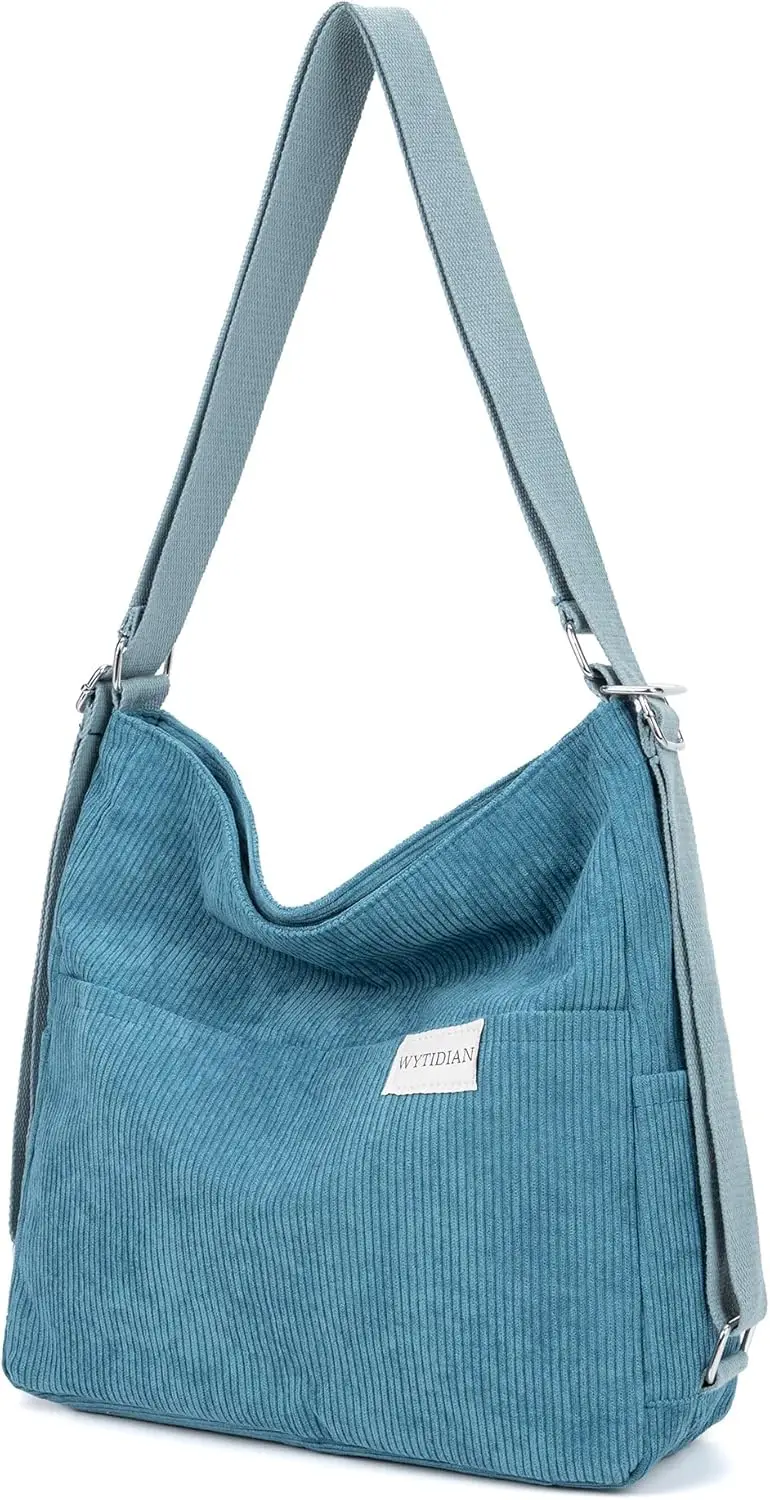 Вельветовый рюкзак-тоут сумка через плечо для женщин