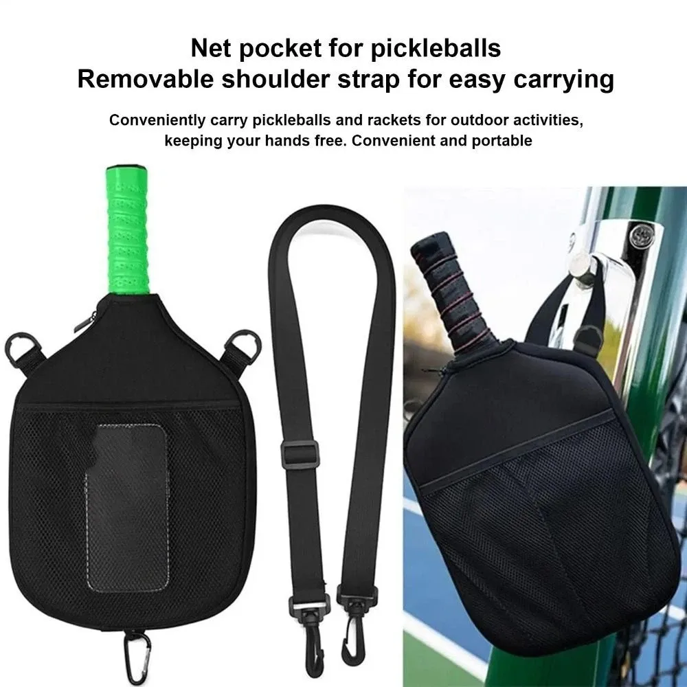 Большая вместительная сумка через плечо pickleball - Фотография_4